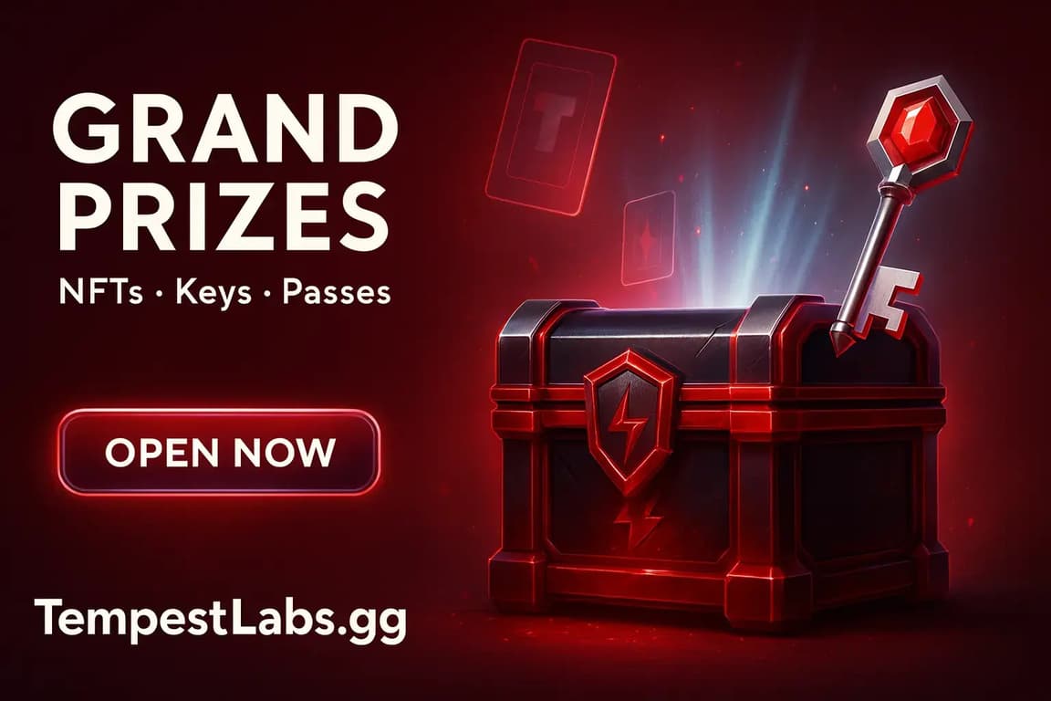 Advertisement for grand prizes